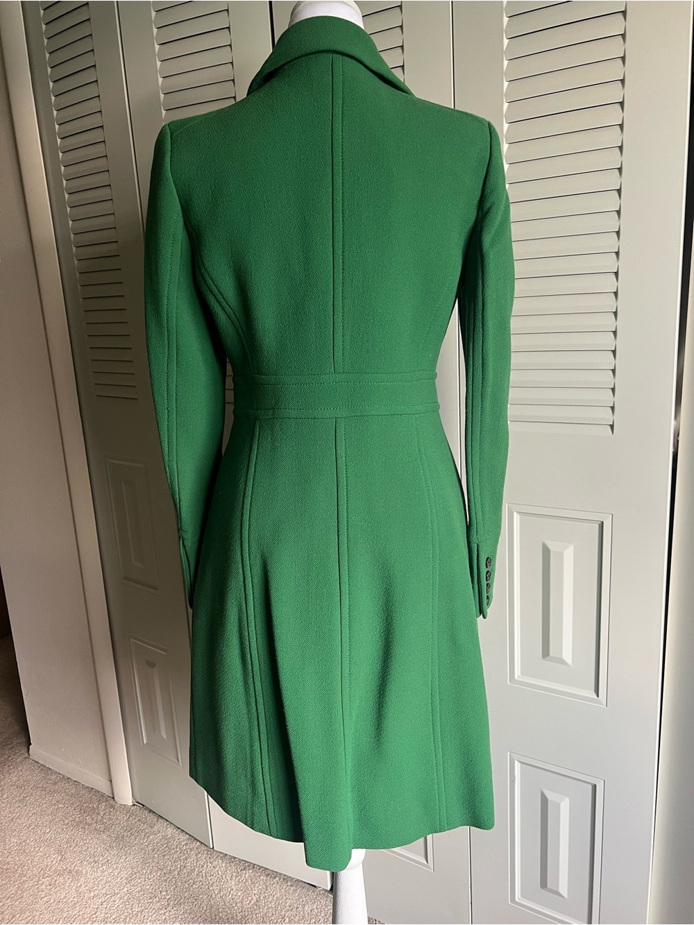 J Crew Classic Lady Day Coat Italian Double-Cloth Wool - Size 2 - Picture 5 of 9